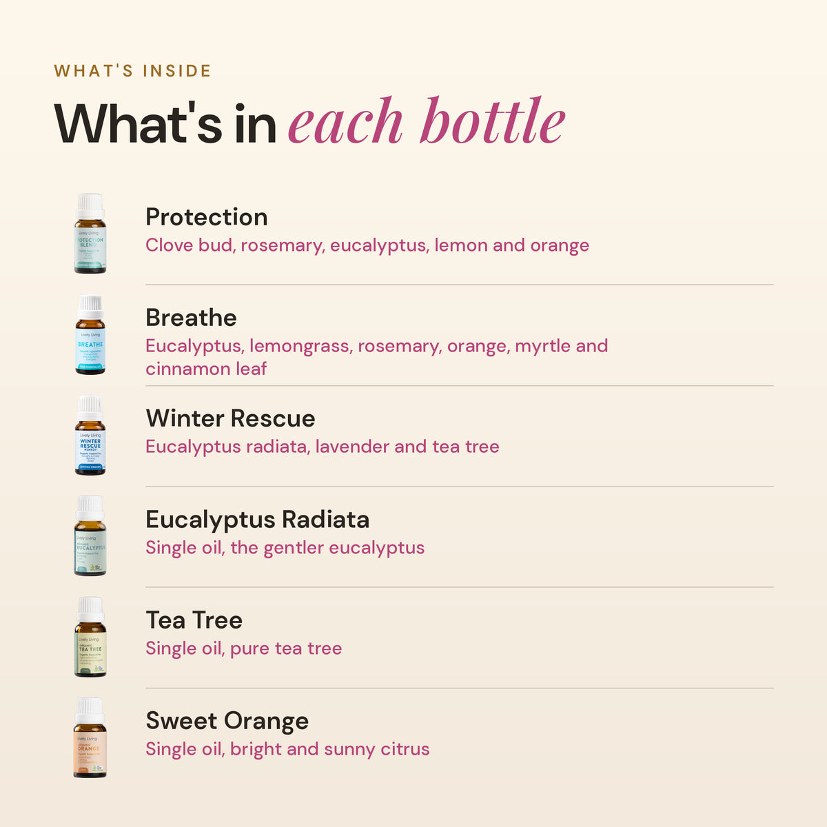 Breathe Clean Essential Oil Collection - 6 x15mls