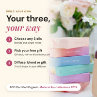 Build Your Own 3 Pack: Certified Organic Essential Oils + Bonus Gift