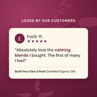 Build Your Own 3 Pack: Certified Organic Essential Oils + Bonus Gift