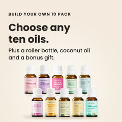 Build Your Own 10-Pack Organic Essential Oil Gift Set + Free Gift