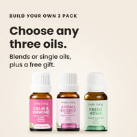Build Your Own 3 Pack: choose any three oils, plus a free gift