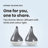 Aroma-Bloom Diffuser Duo: two Aroma-Bloom diffusers, one for you and one to share