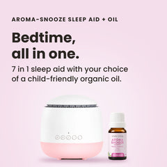 Aroma-Snooze 7 in 1 Sleep Aid Humidifier + Oil Bundle