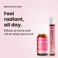 Beautiful Oil + Roll On Essential Oil Certified Organic Duo