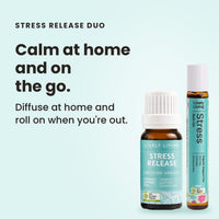 Stress Release Duo: calm at home and on the go with the oil and roll-on