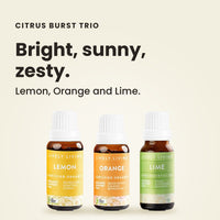 Citrus Burst Trio essential oils: bright, sunny, zesty