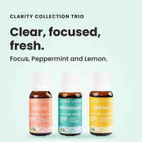 Clarity Collection Trio essential oils: clear, focused, fresh