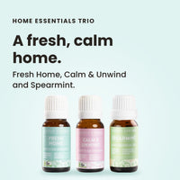Home Essentials Trio essential oils: a fresh, calm home