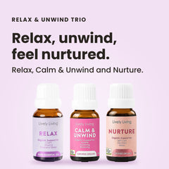 Relax & Unwind Essential Oil Trio Bundle 3 x 15ml