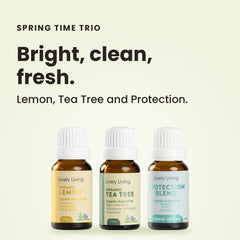 Spring Time Essential Oils - Organic 3x 15ml