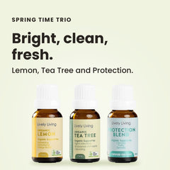 Spring Time Essential Oils - Organic 3x 15ml