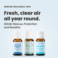 Winter Wellness Trio: Winter Rescue, Protection and Breathe for fresh, clear air all year round