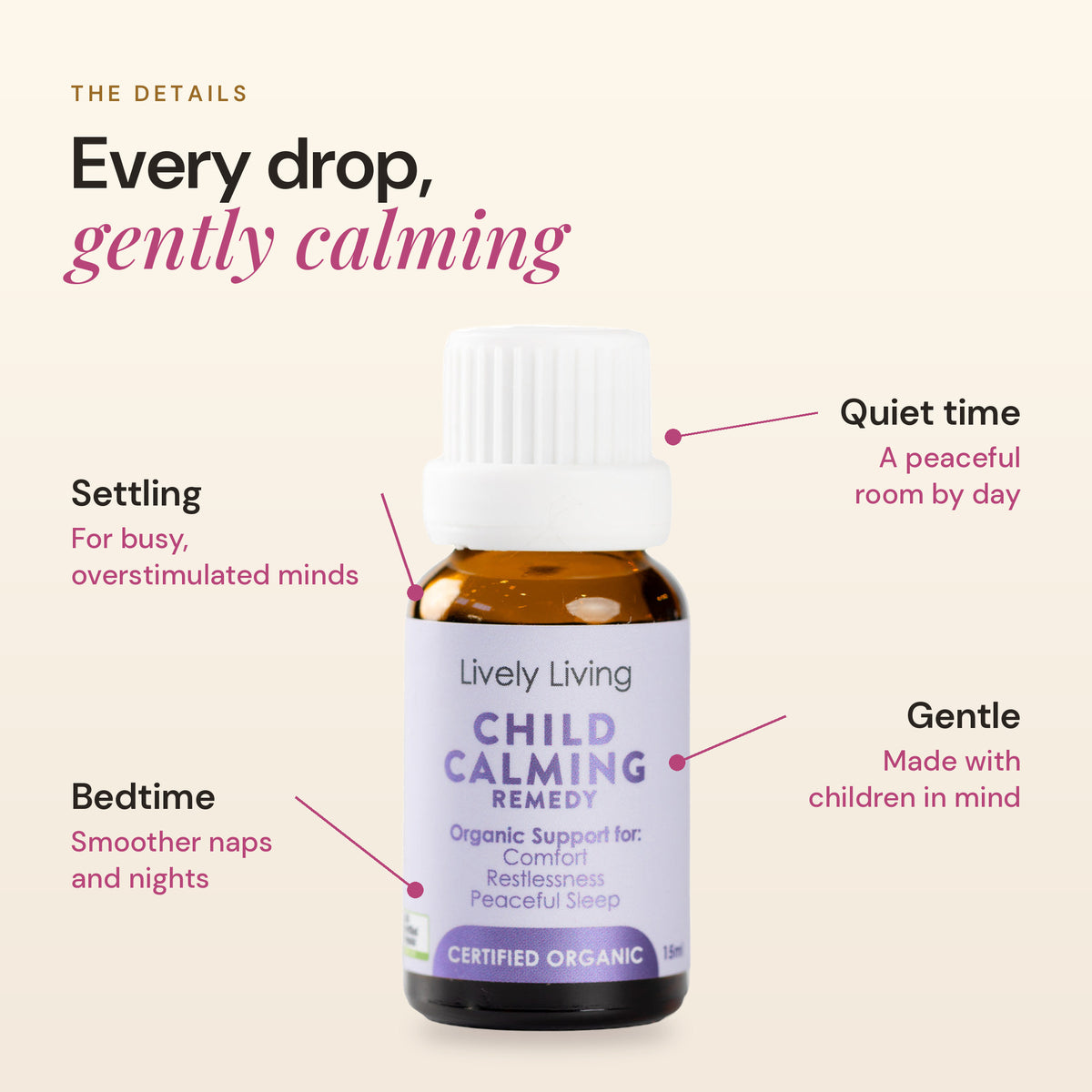 Child Calming blend details