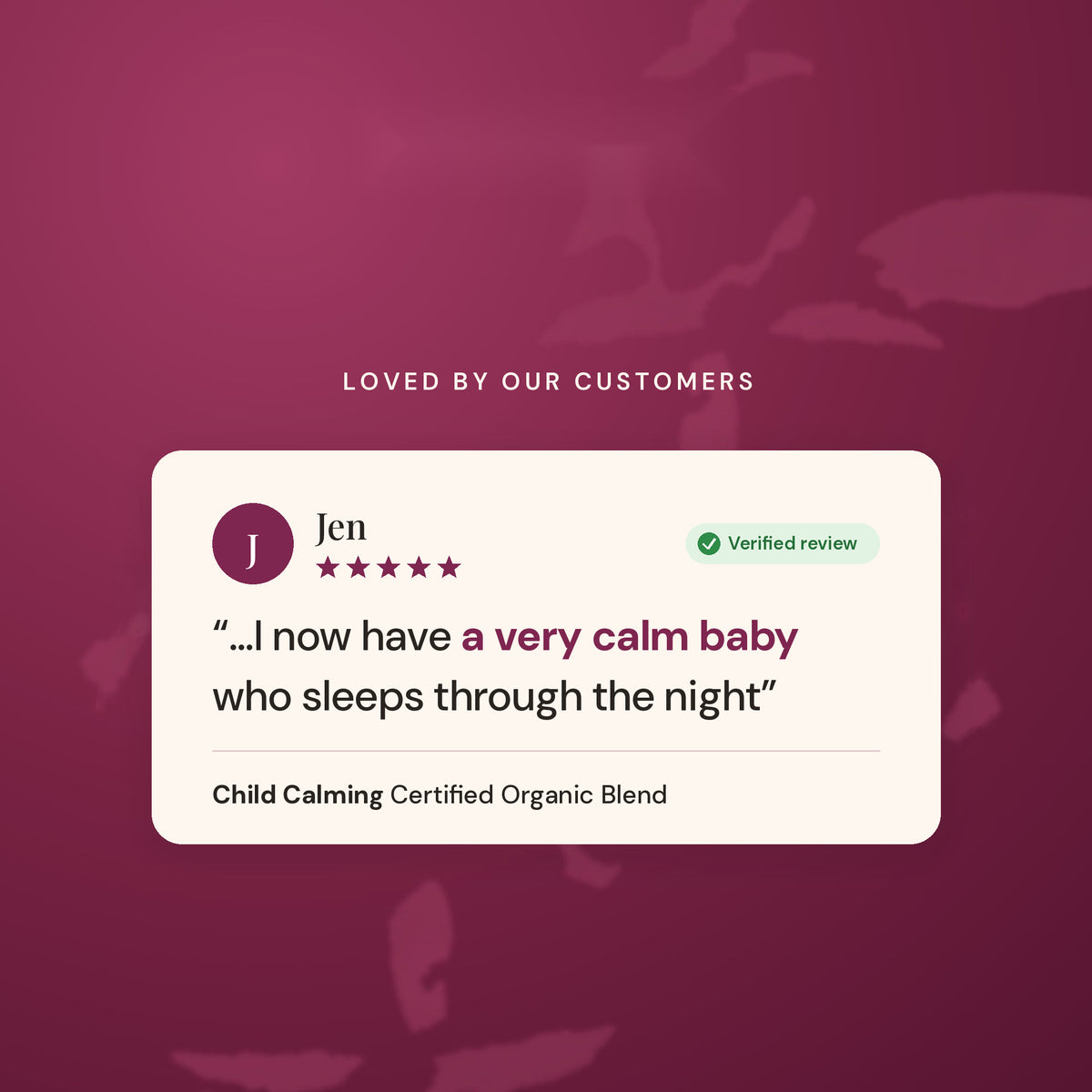 Verified customer review of Child Calming