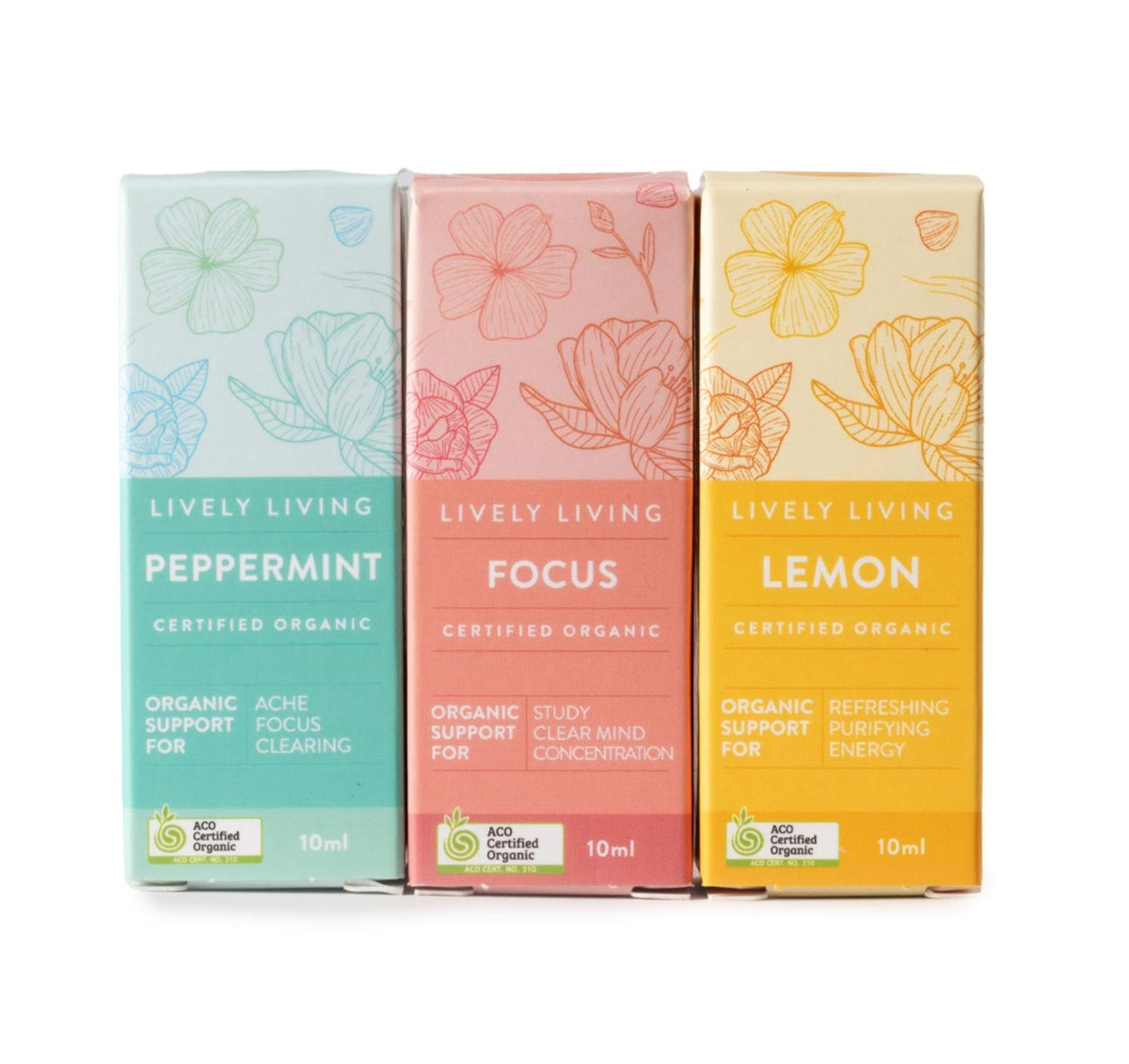 Clarity Collection trio Lively Living essential oils 