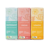 Clarity Collection trio Lively Living essential oils 