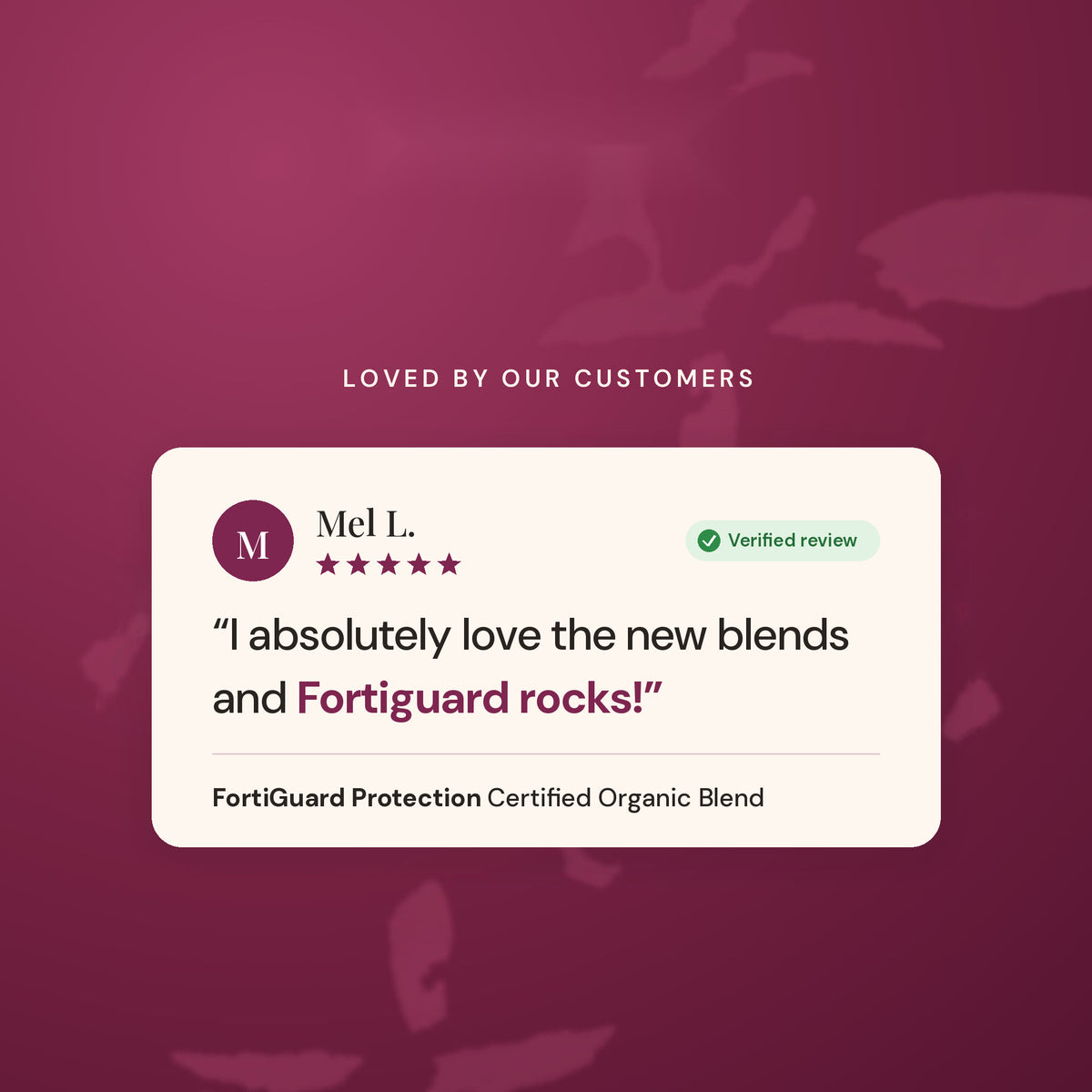 Verified five star review of FortiGuard Protection from Mel L.: Fortiguard rocks