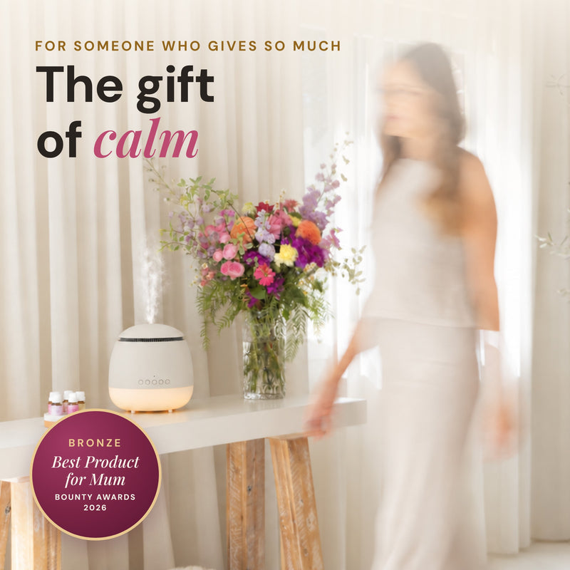 Aroma-Frequency Calm Bundle, a gift of calm for home, work or sleep