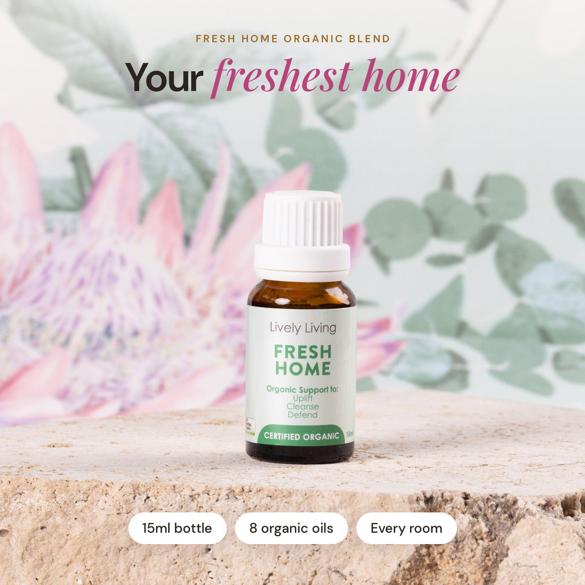 Fresh Home ACO Certified Organic Essential Oil 15ml
