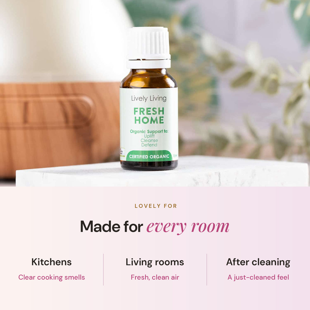 Fresh Home ACO Certified Organic Essential Oil 15ml