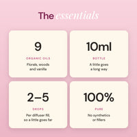 Goddess essentials: 9 organic oils, 10ml bottle, 2 to 5 drops, 100% pure