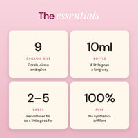 Gratitude essentials: 9 organic oils, 10ml bottle, 2 to 5 drops, 100% pure
