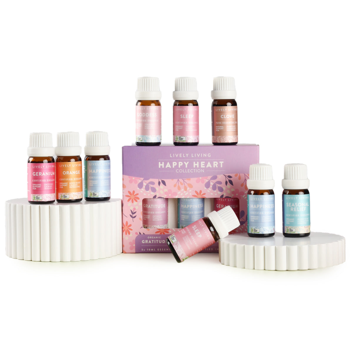 "Happy Healthy Home Bundle" with 12 essential oils