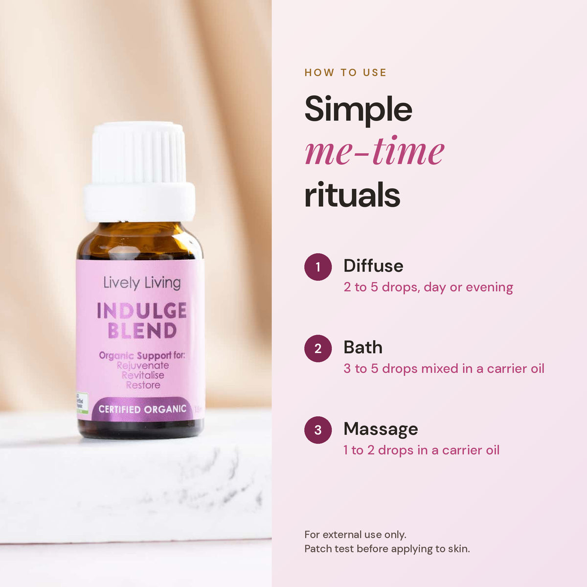 Indulge ACO Certified Organic Essential Oil 15ml