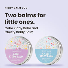 Kiddy Calm Balm & Chesty Balm Duo – Natural  Support