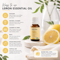 Lemon Certified Organic Essential Oil 15ml