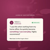 Verified five star review of Man Cave from Mitch A.: something I use everyday in my home office