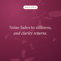 Noise fades to stillness, and clarity returns