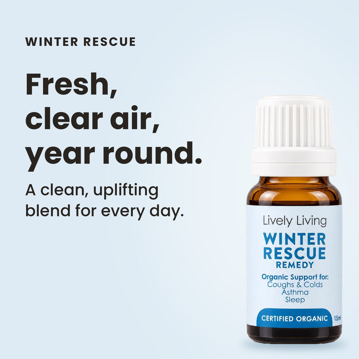 Winter Rescue essential oil: fresh, clear air, year round