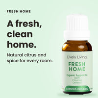 Fresh Home organic essential oil: a fresh, clean home