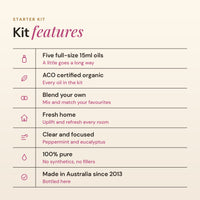 Starter kit features