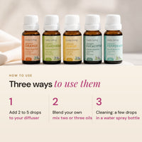 How to use the starter kit oils