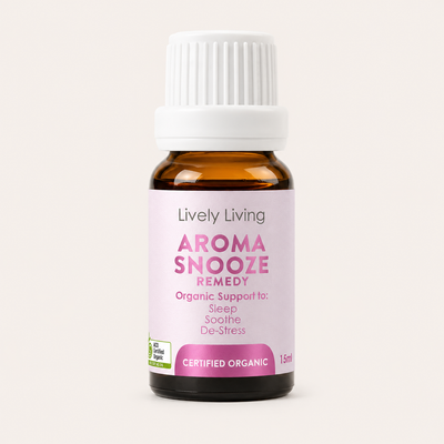Aroma Snooze Certified Organic Essential Oil Blend 15ml