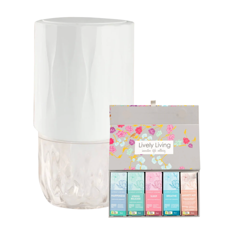 Loving Life Essential Oil + Petal Diffuser Gift Set