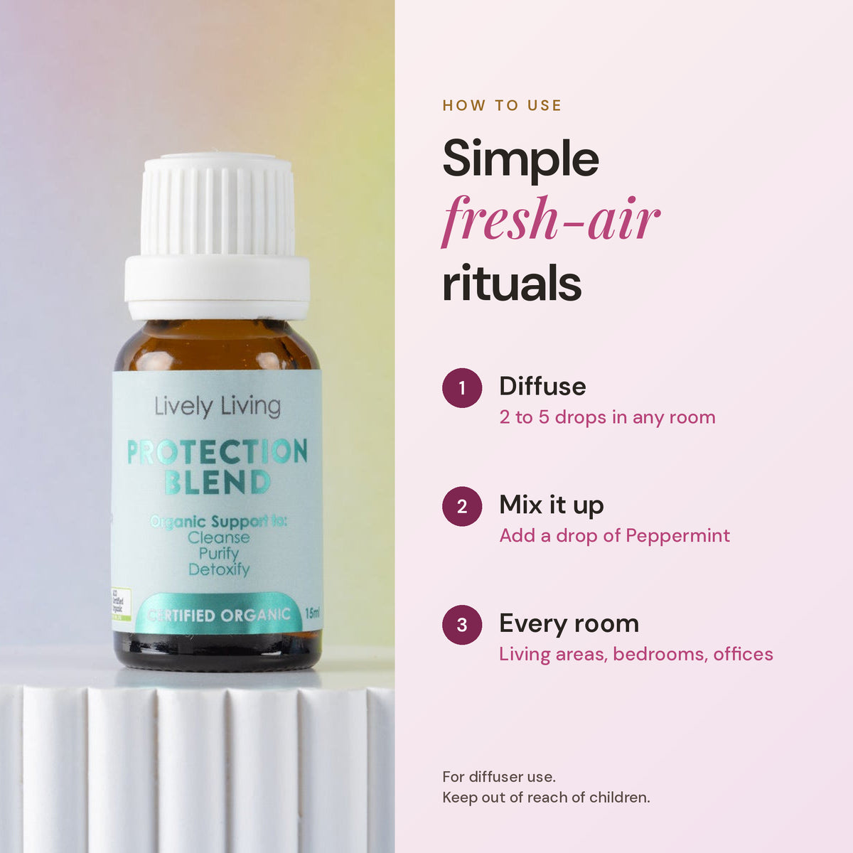 Protection ACO Certified Organic Essential Oil 15ml