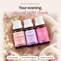 Relax & Unwind Essential Oil Trio Bundle 3 x 15ml