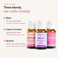 Relax & Unwind Essential Oil Trio Bundle 3 x 15ml