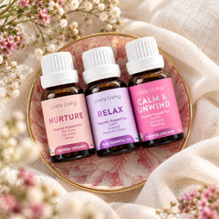 Relax & Unwind Essential Oil Trio Bundle 3 x 15ml