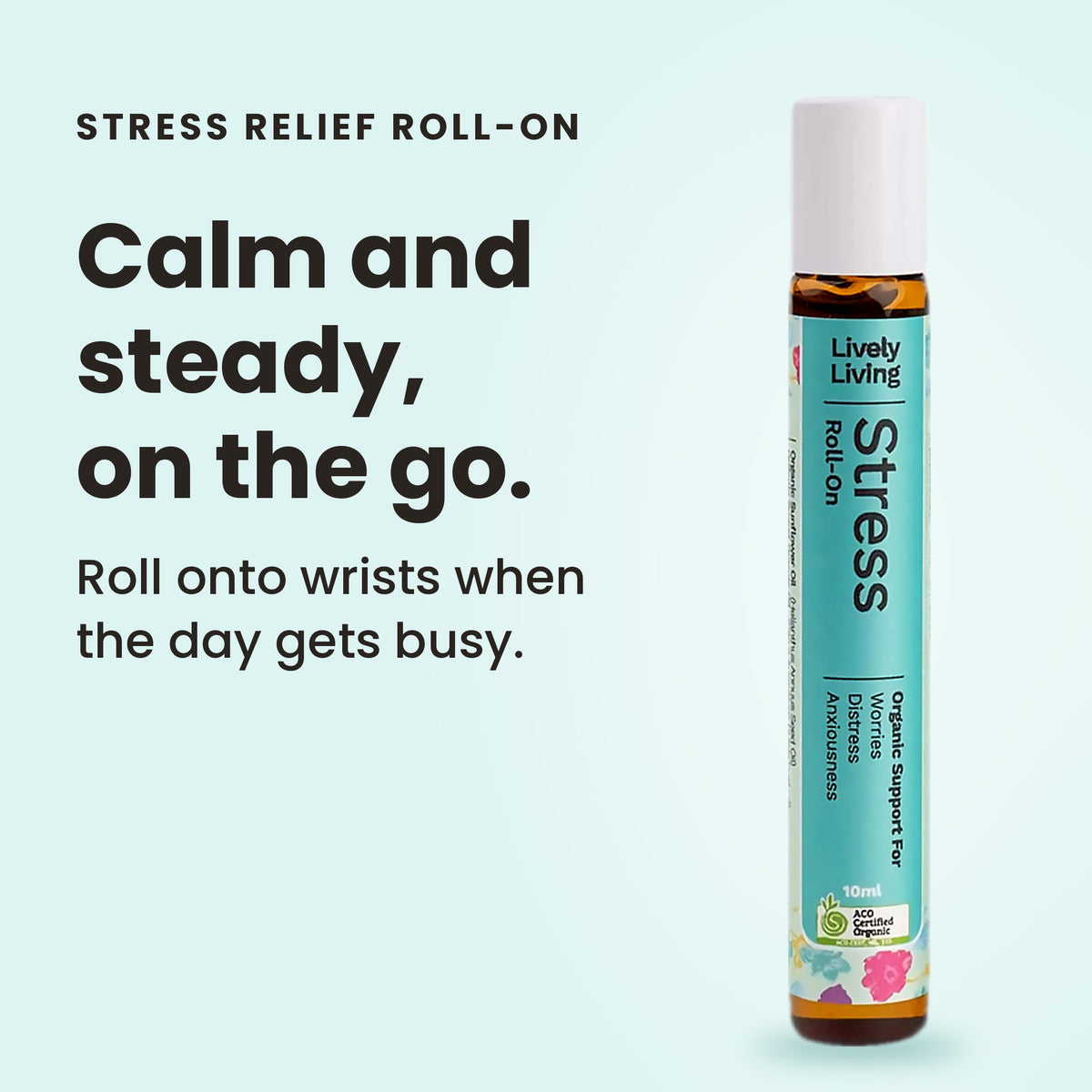Stress Relief ACO Certified Organic ROLL-ON