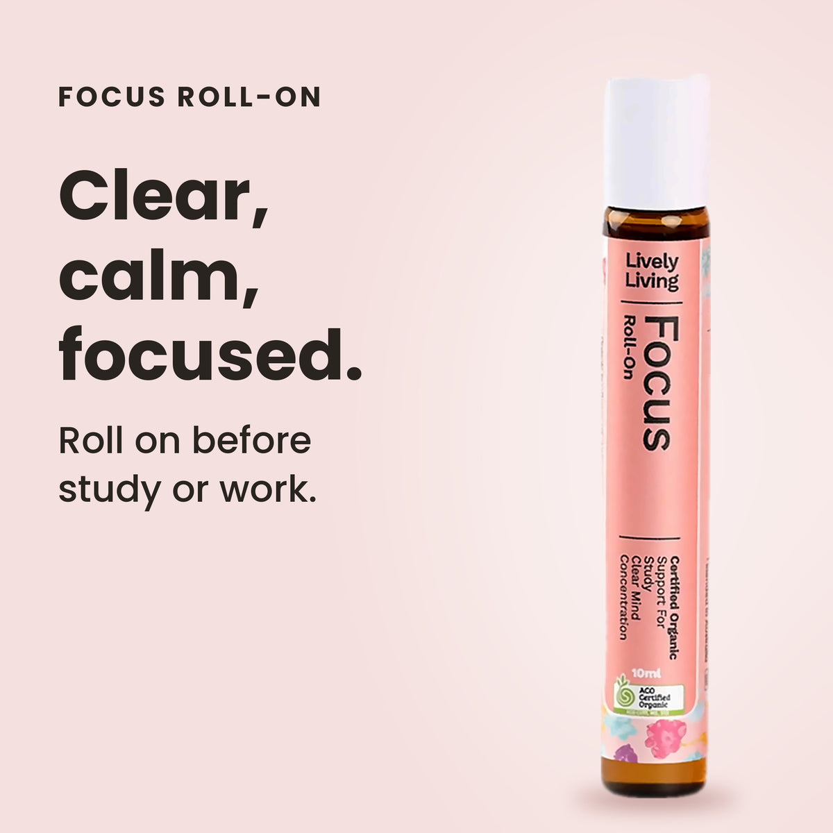 Focus ACO Certified Organic Essential Oil Roll-On