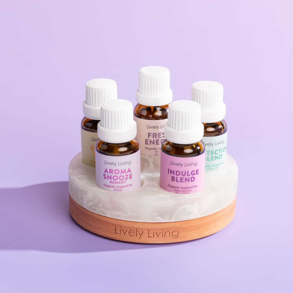 Signature Essential Oil Collection + Stand