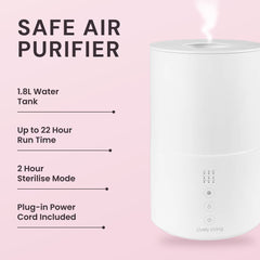 Safe Air Purifier with Sterilization Mode 1.8ltr