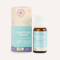 Lively Living Seasonal Relief bottle and packaging on a white background