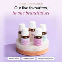 Signature Organic Essential Oil Gift Set with Stand