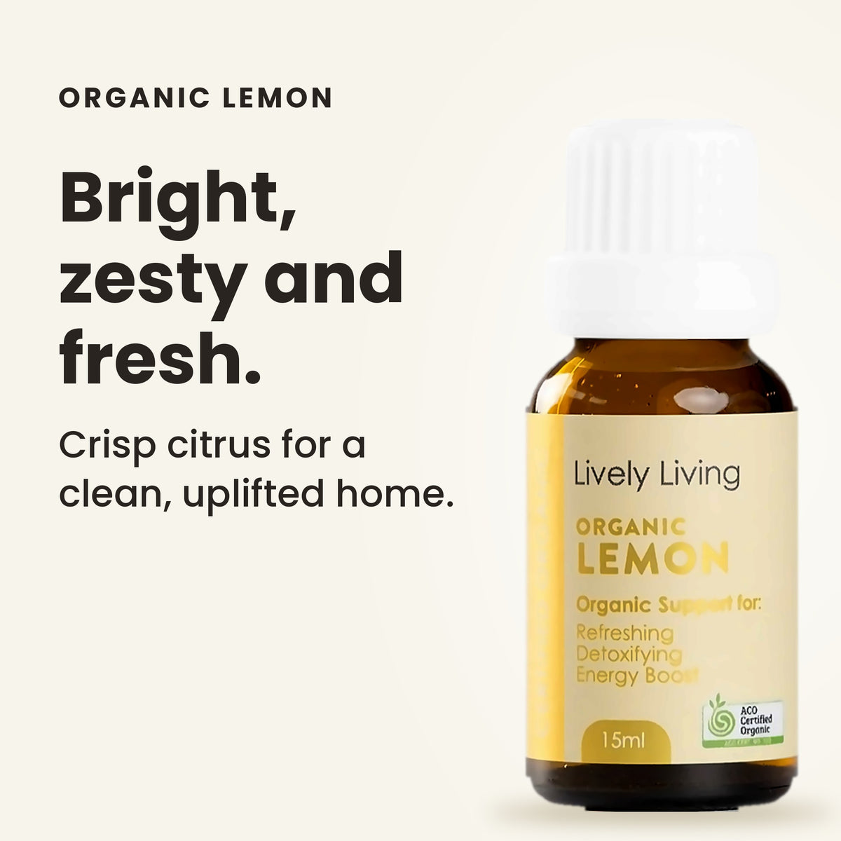 Lemon essential oil: bright, zesty and fresh
