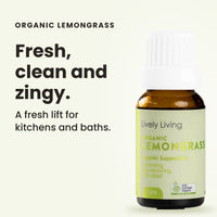 Lemongrass essential oil: fresh, clean and zingy